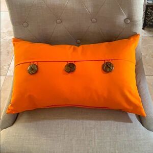 Lumber Orange Pillow 